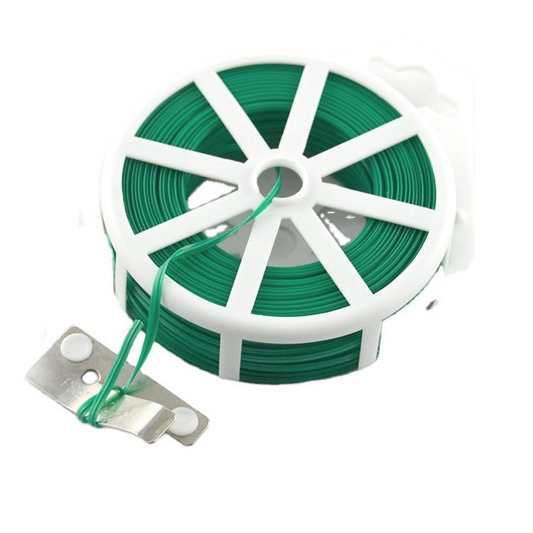 pvc Garden Wire With cutting blade to tie plant support tie wire