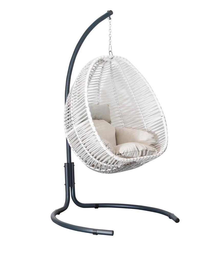 Modern Swing Chair with Stand Indoor Outdoor Patio Swings Hanging Egg Chair Garden Furniture Hot Selling Patio Swing Hammock