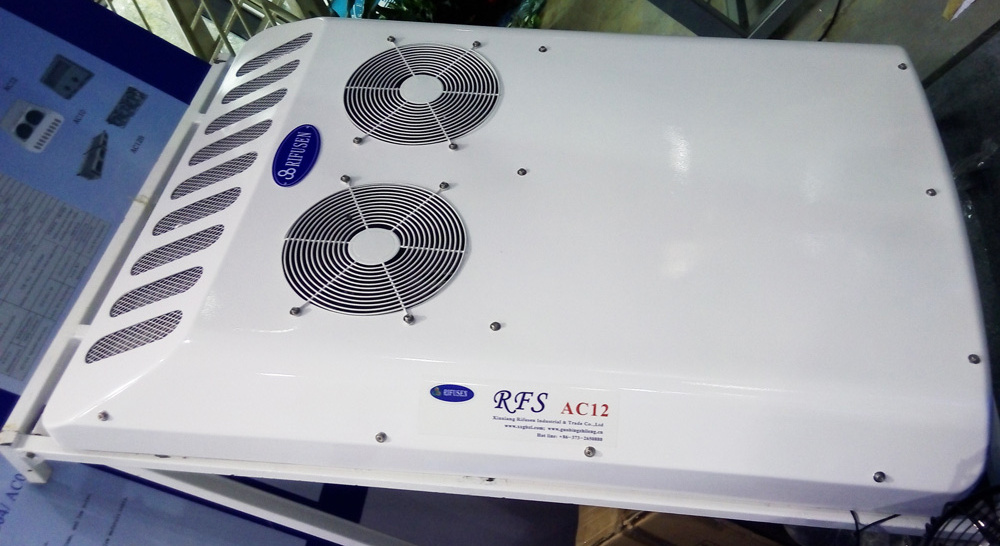 Model:AC12, cooling capacity 12KW, monoblock rooftop minibus air conditioner for minibus