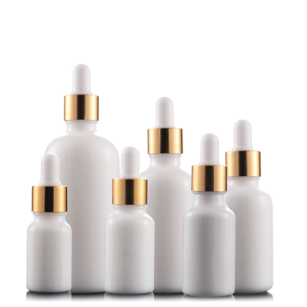 10ml 15ml 30ml 50ml 100ml Glass Dropper Bottles With Gold Collar Essential Oil Bottle Beard Oil Dropper Bottle