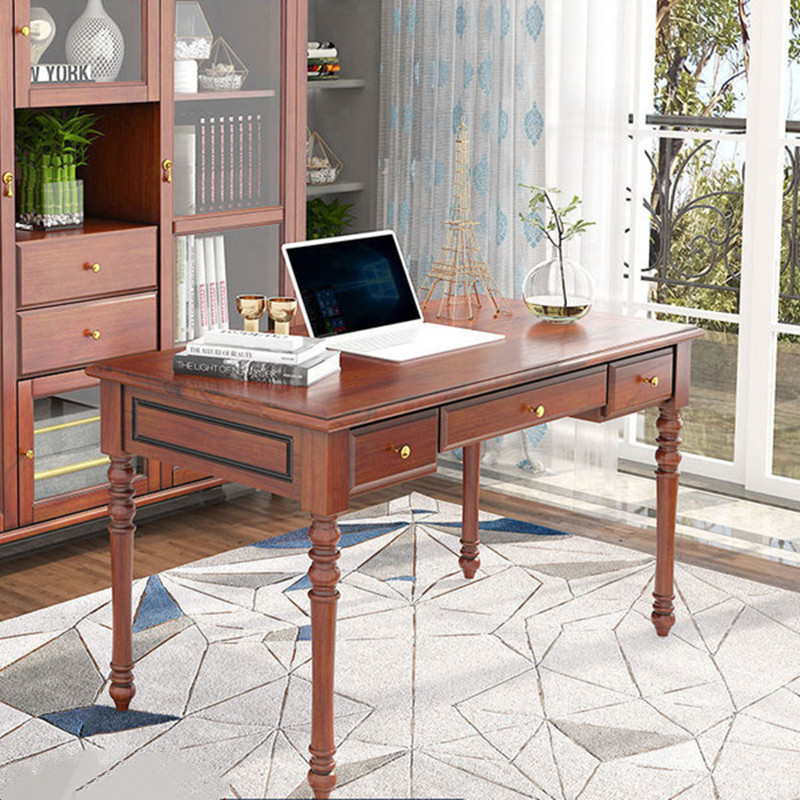 American Luxury Antique Design Wooden Office Desk Furniture AG451