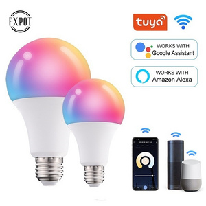 Fxpot Smart Led Light Dimmable Tuya Smart Life App Control E27 Base Smart Lamp Wifi Led Bulb 10w Tuya Smart Bulb