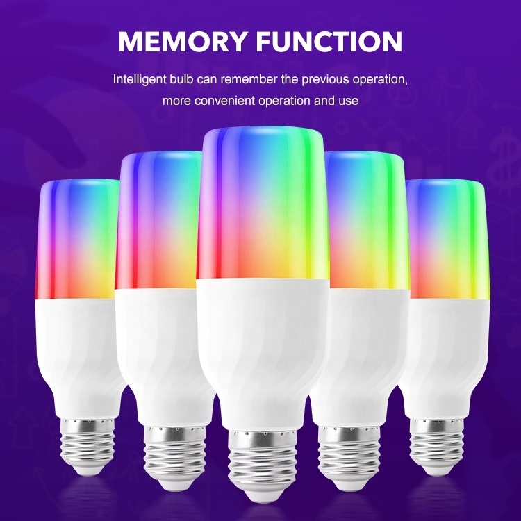 TUYA APP Alexa Lamp Google Home Smart Control RGB Dimming B22 E26 E27 9W 10w 12w 15w Led wireless WIFI Light Bulb Smart