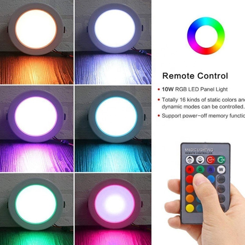 FXPOT  Smart Led Downlight Promotional Price 4 inch Recessed 10W RGB Colors Changing Remote Control Led Smart Downlight