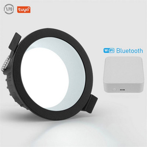 Fxpot Smart Led Downlight Tuya Gold Supplier China Suppliers Round Shape 15W BT Speakers Led Smart Downlight