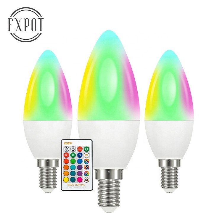 FXPOT Smart Led Light High Quality Wholesale Bedroom Living Room Remote Control RGB Dimming LED Light E27 Smart Bulb