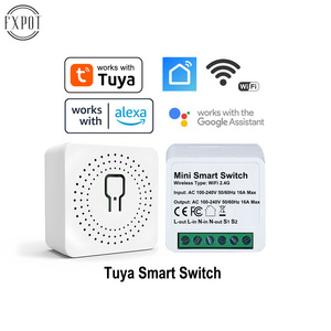 6 gang 16A 240V remote control smart switch alexa voice control home light power Tuya mini smart electric switch