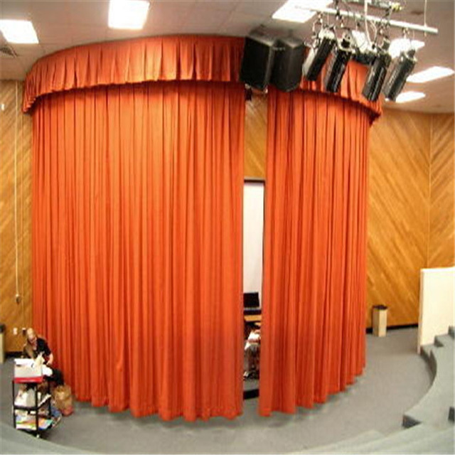 Custom ready made velvet fire retardant stage theater curtains