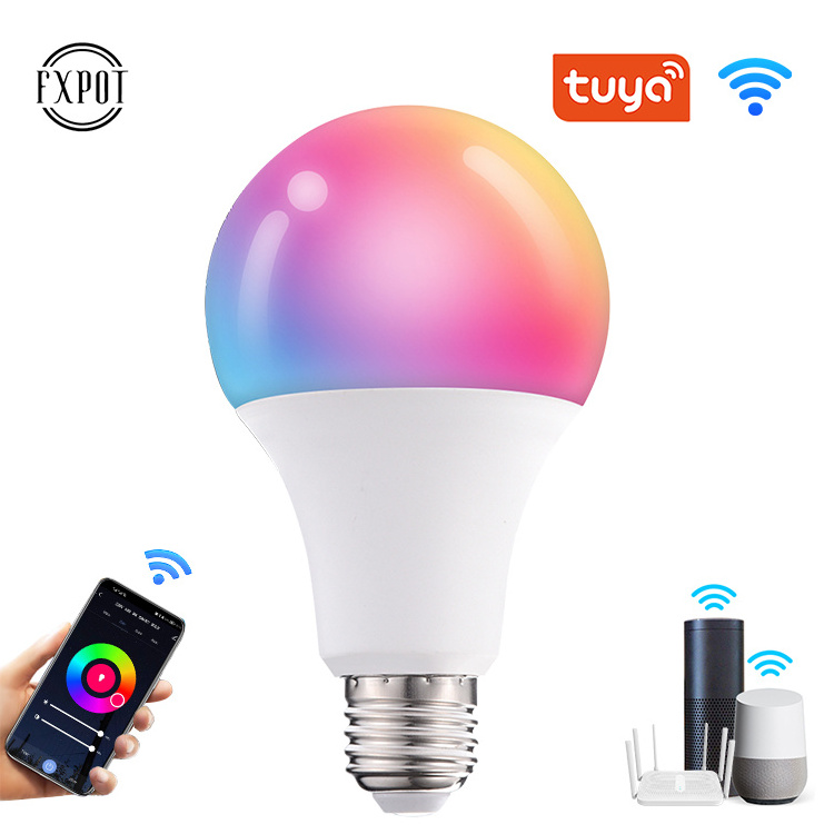 Fxpot Smart Led Light Wholesale 2 Years Warranty RGB Light Bulb Colorful Daylight Dimmable Tuya Light WIFI Smart Bulb