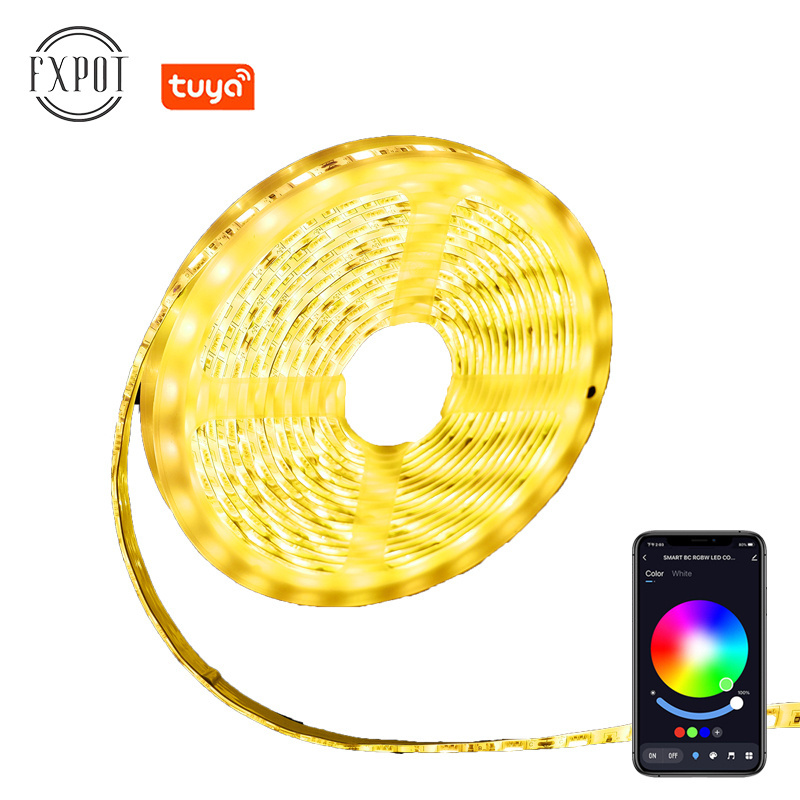 FXPOT Smart Led Strip Light factory sale strip lights 5050 RGB IP65 Bluetooth WIFI  Led Strip Light for outdoor