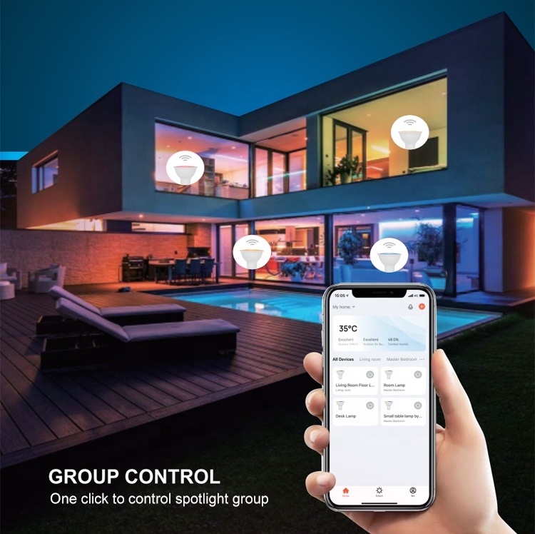 Fxpot Alexa RGB Group Control Music Magic Home  Smart Phone Control LED Bulb