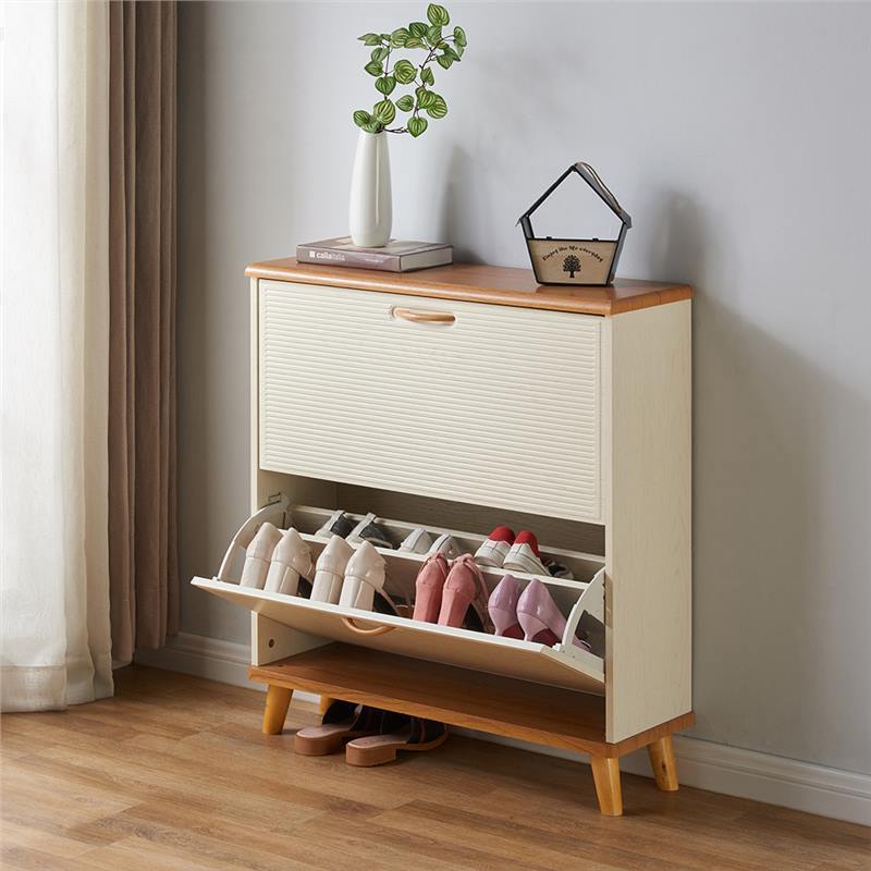 Thin Shoe Organizer Cabinet Simple Wooden Shoe Rack Entry Way Shoe Storage Cabinet  for Home Hot sale Living Room Furniture