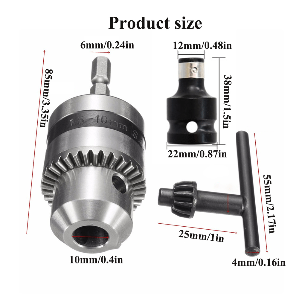 3_8 24unf+1_4 Hex Head 3_8 Thread Extension Rod Light Wrench