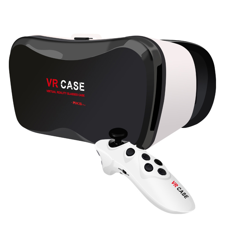 Head Mount Plastic Virtual Reality Glasses Cardboard VR 3D BOX 2.0 3d vr glasses