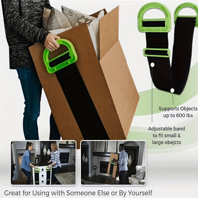 Adjustable Lifting Moving Straps Furniture Moving Straps Adjustable Moving and Lifting Non-slip Straps for Furniture Carrying,