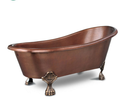 RGN Copper Bath Tub with nickel inner with polish outer hand made copper bathroom tubs manufacturer of bath tub