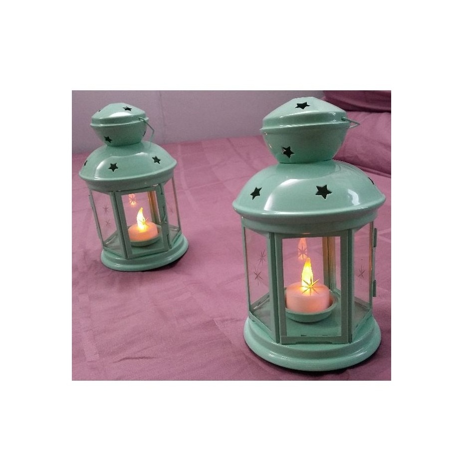 Industrial Design Salsa Lanterns Bulk Promotional Top Supplier Iron Candle Lanterns Standard Colored Tea Light Holder Lanterns