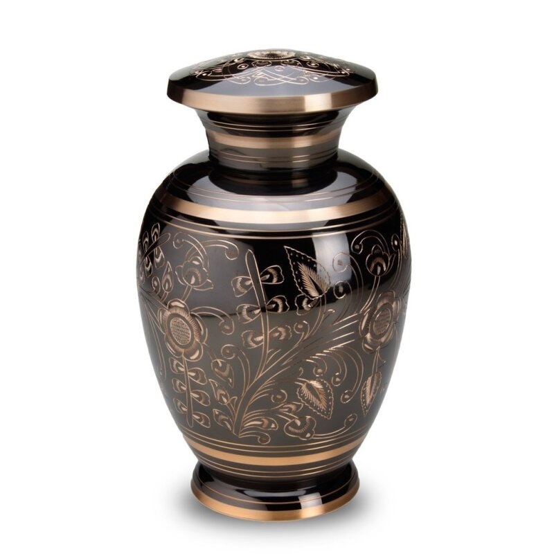 Hot Selling Brass Cremation Urns Golden Pet Black Paws Memorial Urn Customized Size urns for Funeral Supplies