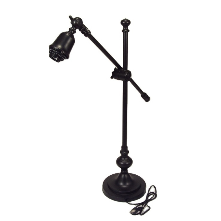 Adjustable Classic Tole Swing-Arm Desk / Task Table Lamp Vintage American Bedroom Bedside, Living Room, Kitchen Decor Table Lamp