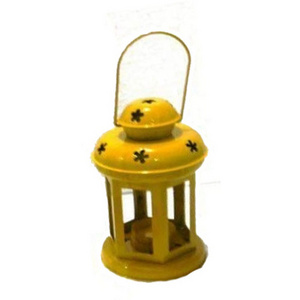 Industrial Design Multi Colored Salsa Lantern With Painted Finishing Design Candle Holder Best For Home And Tabletop Decor