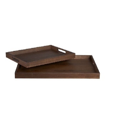 Standard Quality wood tray Kitchen living room food fruit transport tray Manufacturer direct wooden service tray