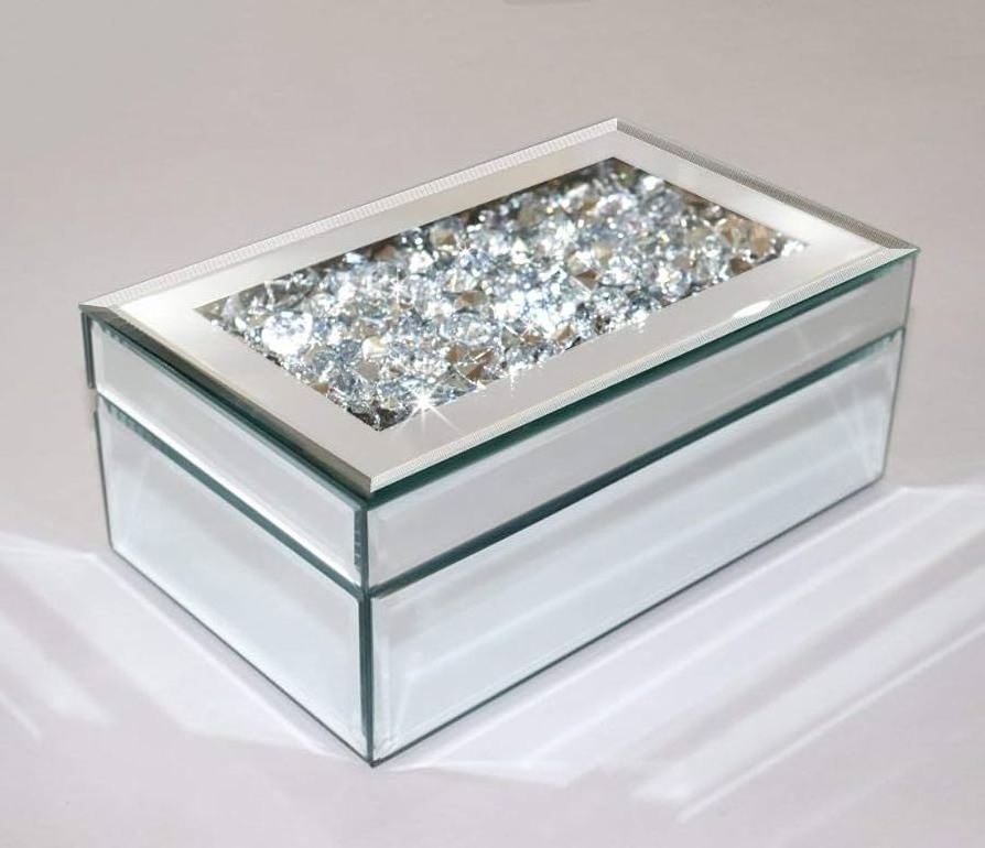 Wholesale Rose gold glass Vases ring jewelry box gifts copper decorative metal pyramid trinket storage box