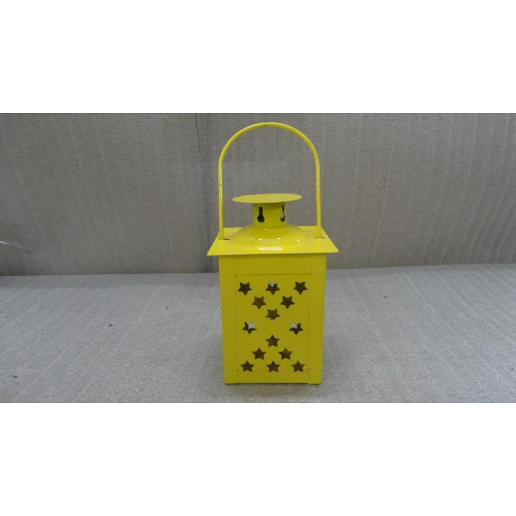 Iron Powder Coated lantern with white Glass Modern Vintage Premium Quality Iron Lantern by RGN Exports