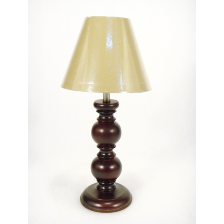 Small Table Lamps for Bedroom with Designer Big Reddish and White Lamp Shade Decorative Best Selling Lam