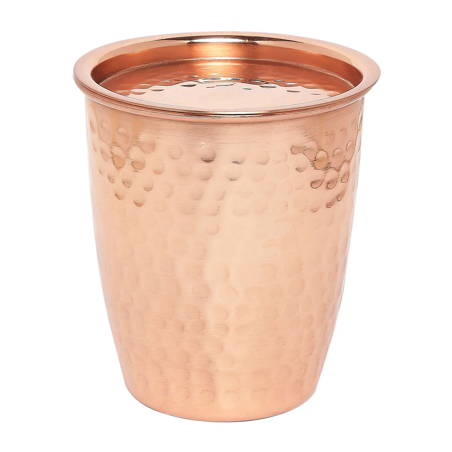 Indian Art Villa Copper Glass Drinking Glass And Cup Metal Pure Copper Glass Tumbler Hammered Design Drink Ware