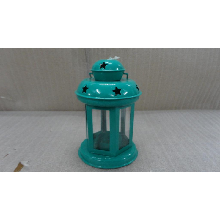 Iron Powder Coated lantern with white Glass Modern Vintage Premium Quality Iron Lantern by RGN Exports