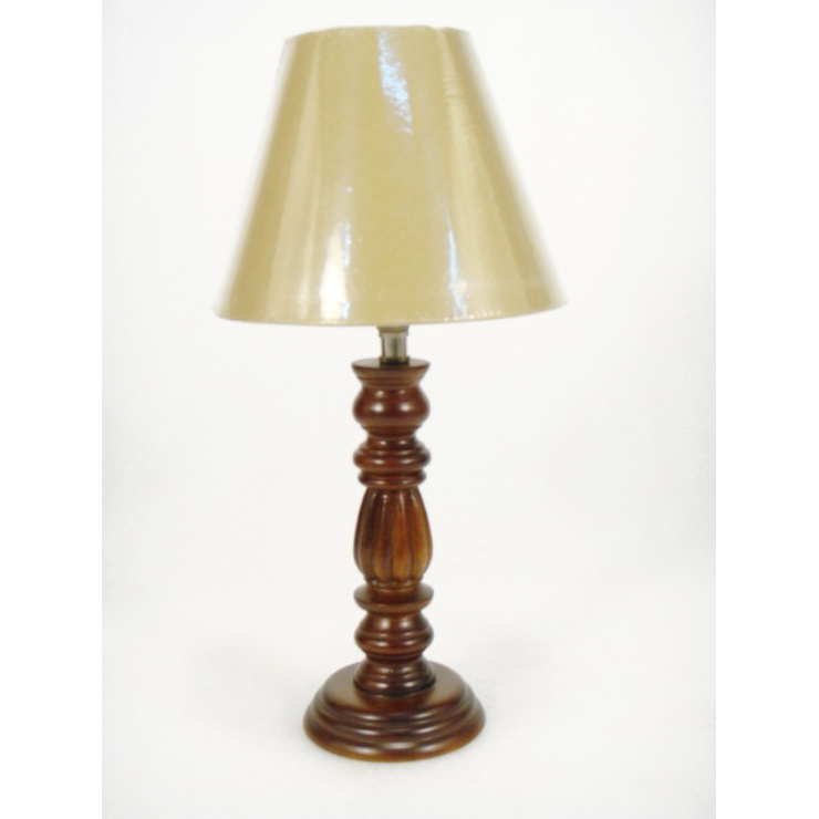 Small Table Lamps for Bedroom with Designer Big Reddish and White Lamp Shade Decorative Best Selling Lam