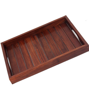 Standard Quality wood tray Kitchen living room food fruit transport tray Manufacturer direct wooden service tray