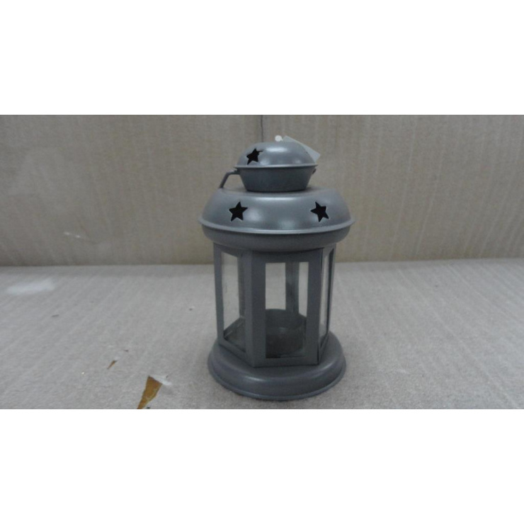 Iron Powder Coated lantern with white Glass Modern Vintage Premium Quality Iron Lantern by RGN Exports