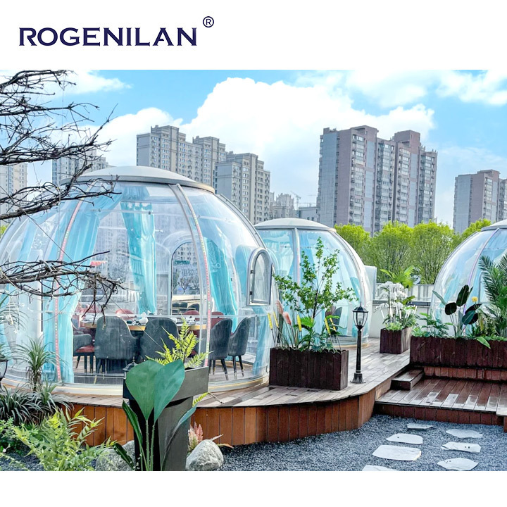 Star Capsule House PC Home Dome Transparent Glamping Pod Dome Tent For Dining /Cafe/ Resorts/ Villas/ Camping/ Restaurant