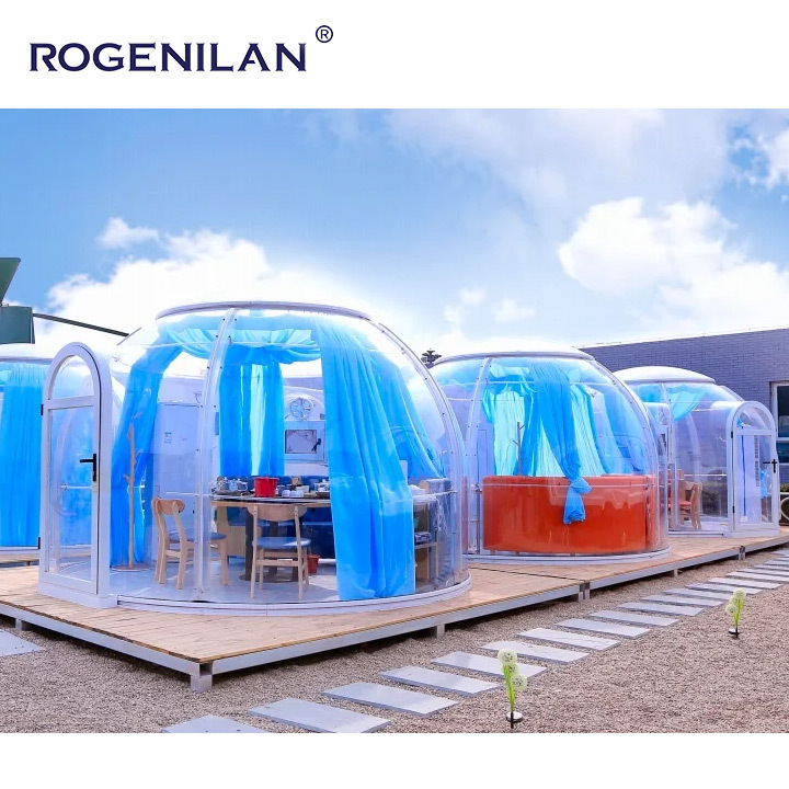 Star Capsule House PC Home Dome Transparent Glamping Pod Dome Tent For Dining /Cafe/ Resorts/ Villas/ Camping/ Restaurant