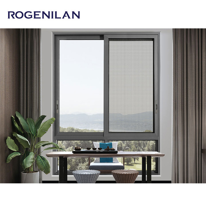 Rogenilan Contemporary sliding windows sliding glass office reception windows sliding windows with mosquito net