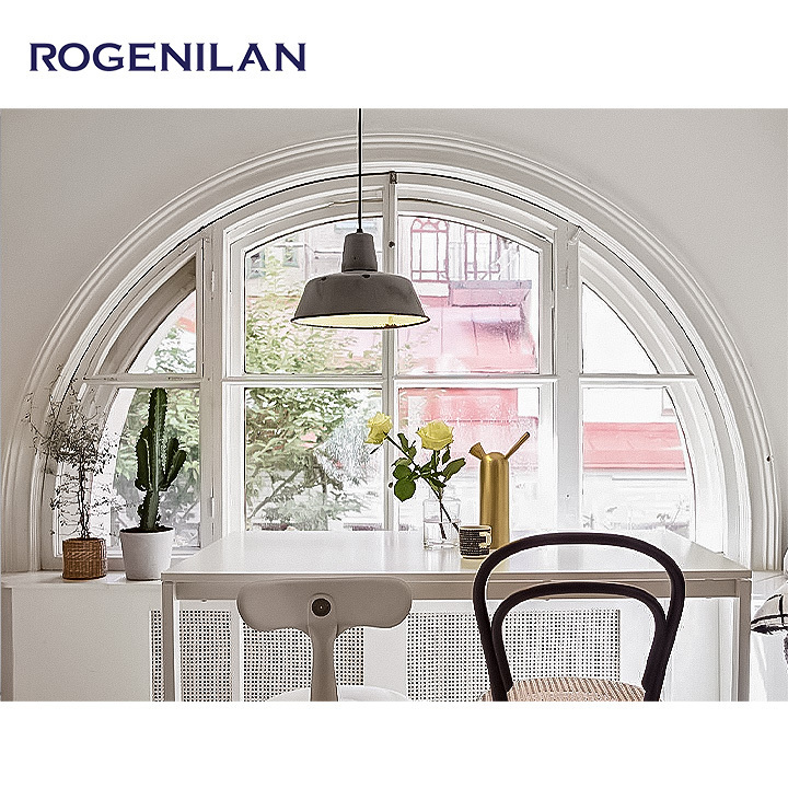 Rogenilan Casement Designs Arched Half Round Windows Aluminum Arched Casement Window