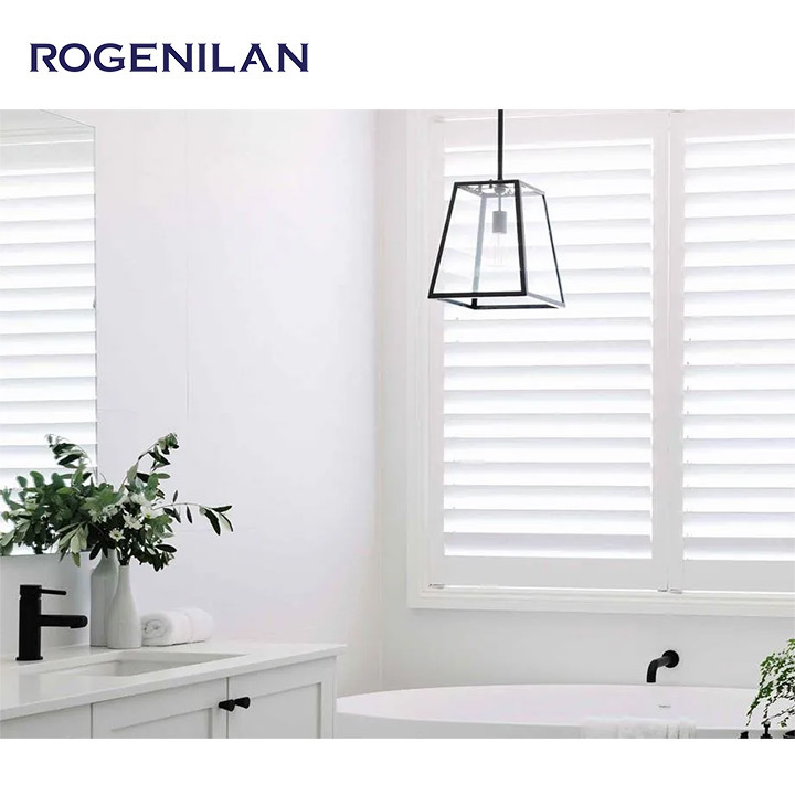 Wholesale Factory Direct Custom Made Louver Aluminum Composite Solid Shutters Plantation Shutters Blind Interior