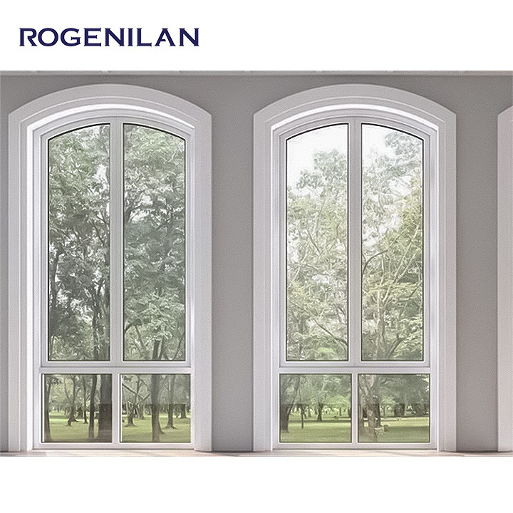 Rogenilan Casement Designs Arched Half Round Windows Aluminum Arched Casement Window