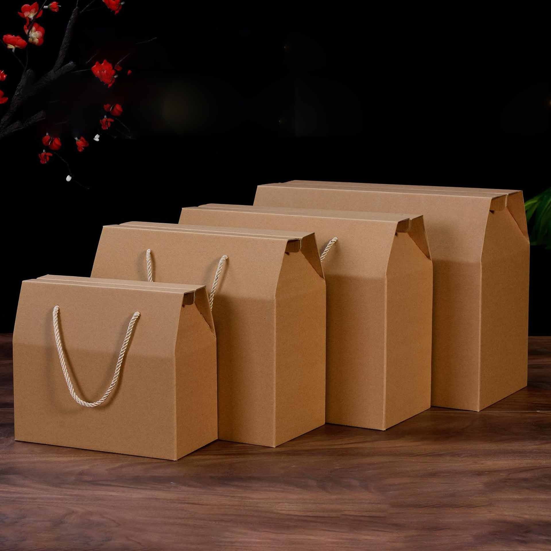 Manufacturer Brown Corrugated Board Hanging Paper Packaging Boxes Universal Size for Candle packaging