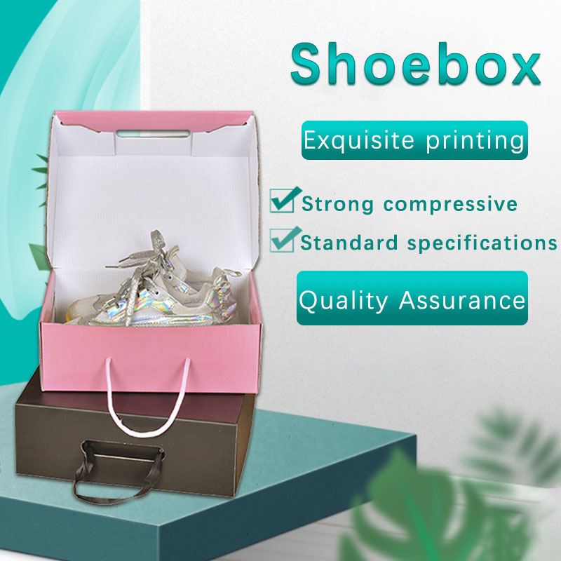 In Stock  Wholesale Luxury Empty Product Package Cardboard Sneaker Shoe Box With Custom Logo For Gift Packaging