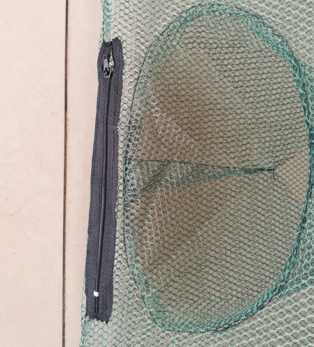 Folded Portable Hexagon 6 Hole Automatic Fishing Shrimp Trap Fishing Net Fish Shrimp Minnow Crab Baits Cast Mesh Trap