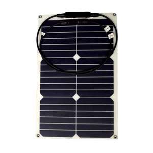 20W flexible sunpower semi-flexible solar panel for boats yacht