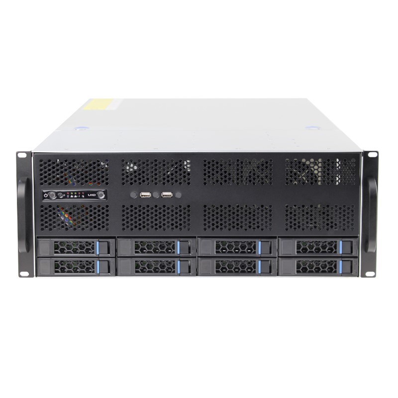 Custom 6GB Mini SAS Option 12GB Mini HD Backplane 4U 8Bays Rackmount Server Case Hot Swap 4U GPU Server Chassis