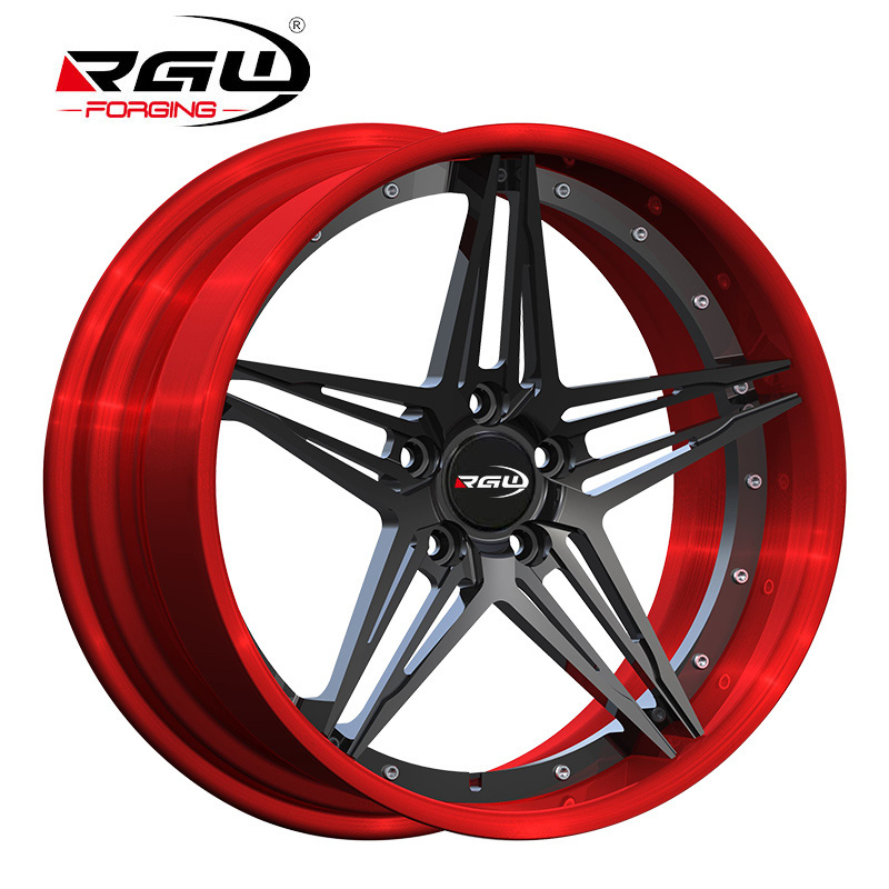 New Rines 100 5 Spoke Ruedas Concave Passenger Sport Aluminum Alloy Wheel 20