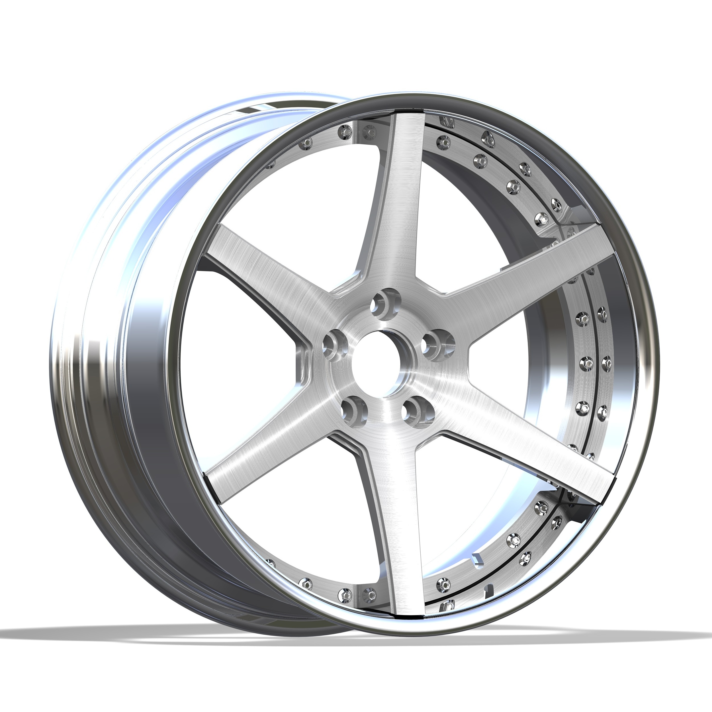 Style 37 Chrome Jantes Rines 5*120 18x10 19x8 19x9.5 21x11 Llanta 18