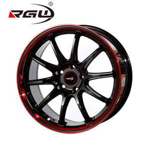 6008  Aluminum Alloy 14 15 16 17 18 Inch 4x1114.3 4 Holes 4x100 Mags 5 Lugs Car Rim 5x100 Wheels 5x114.3