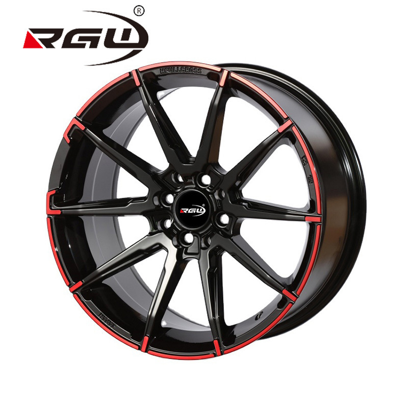 T45  Oem Rines 4x100 Mags 4 Holes Sport Rims 114.3 15 16 17 18 Inch 5x114.3 5x100 5 Holes Aluminum Alloy Car Wheels Casting