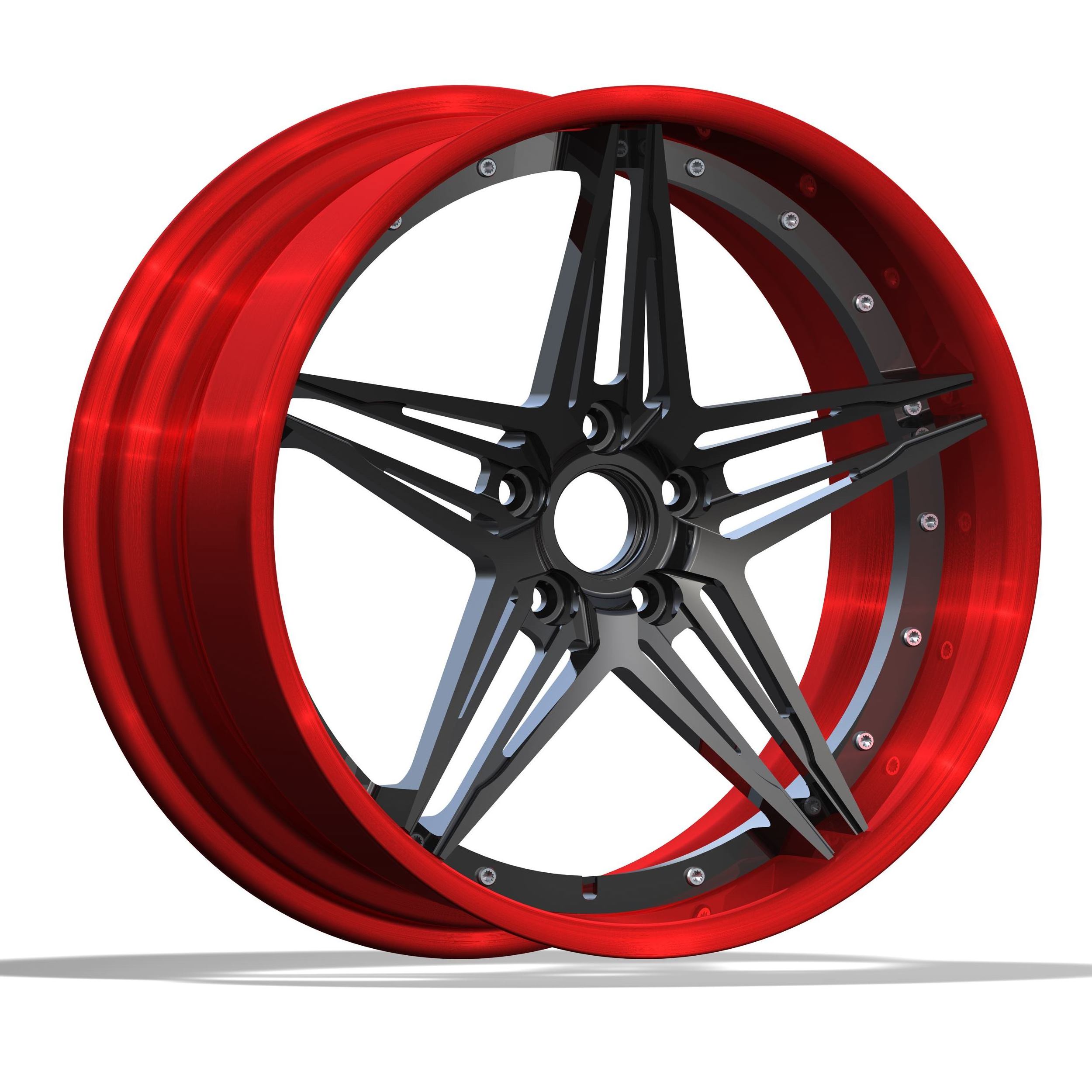 New Rines 100 5 Spoke Ruedas Concave Passenger Sport Aluminum Alloy Wheel 20