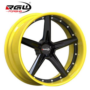 Alloy Aluminum Sport Car Universal Auto Aftermarket Offset Pcd Inforged Forging Forgiato Forged Rim 5 Hole Lug 5x120 18 wheels